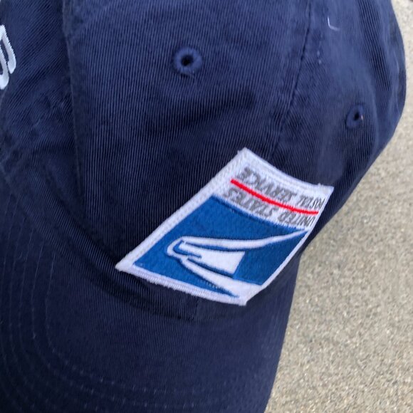 E5 E6 United States Postal Service Hat USPS Upside Down Logo Patch Cap Blue - Picture 2 of 8
